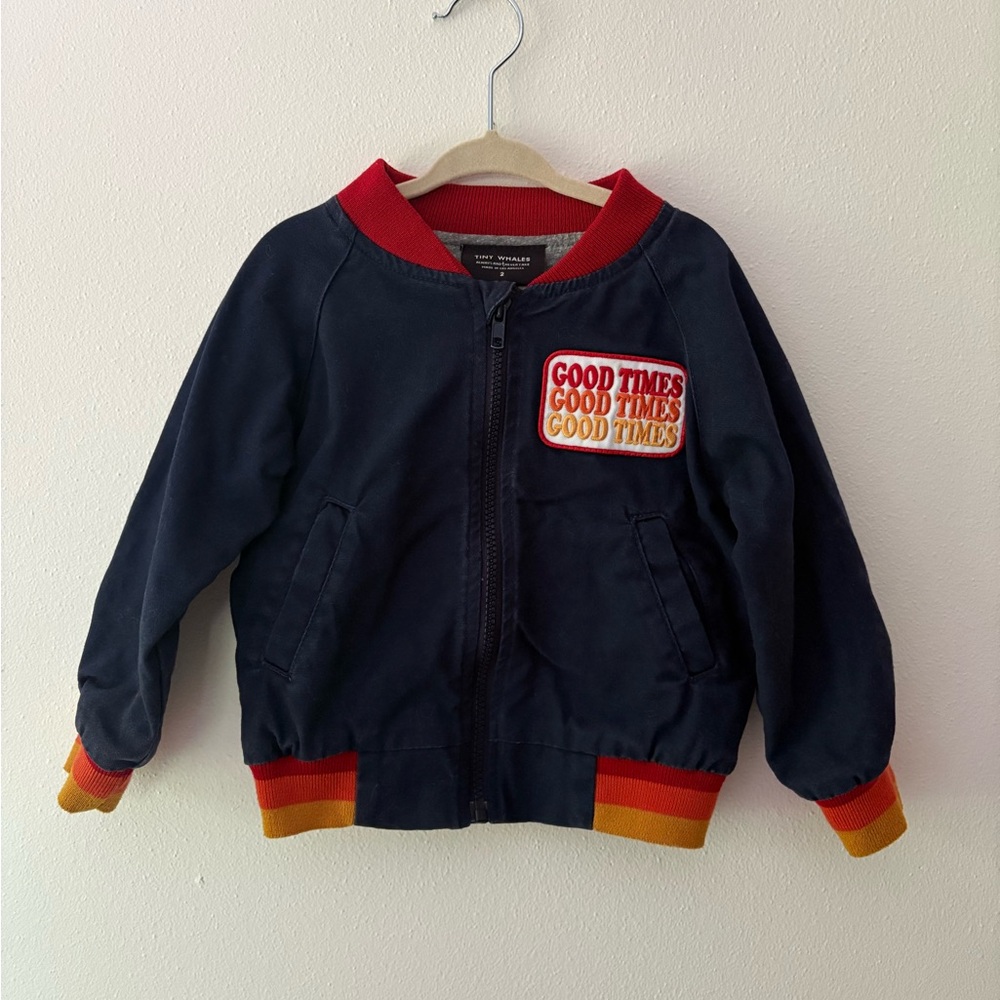 Kids Navy Blue Good Times Jacket